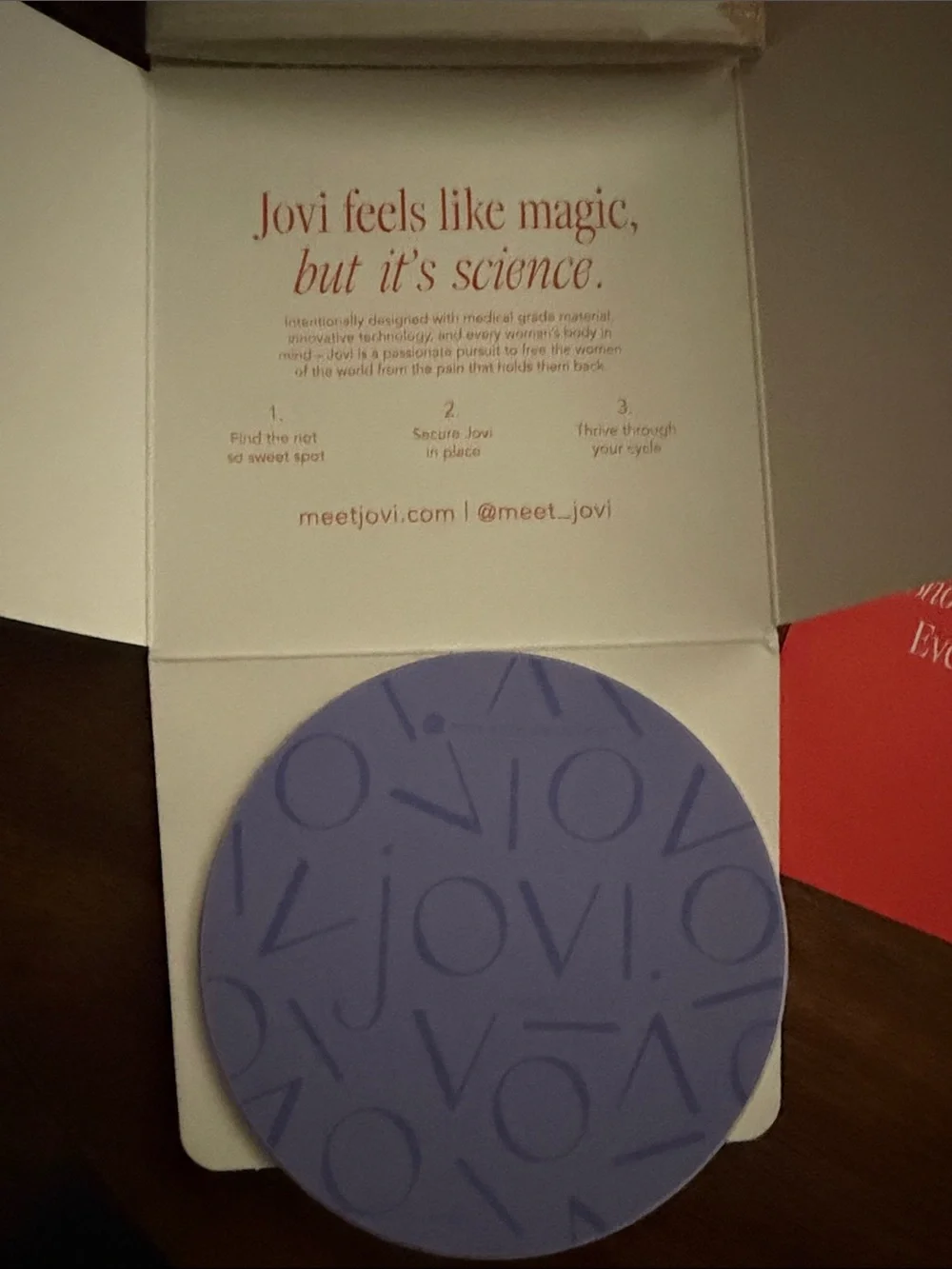 Jovi Circle reusable relief patch + 5 reusable latex-free gel adhesives